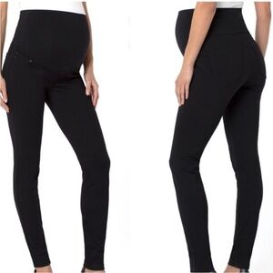 Liverpool Los Angeles Black Maternity Leggings size 6  28
